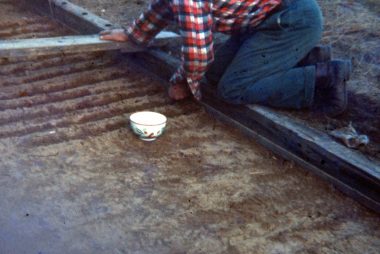 Planting Seed by Hand